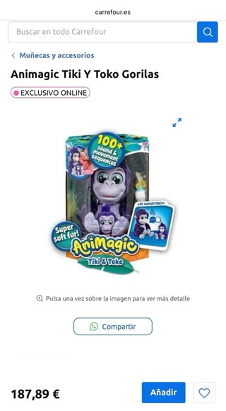Mona/Gorila Interactiva juguetes