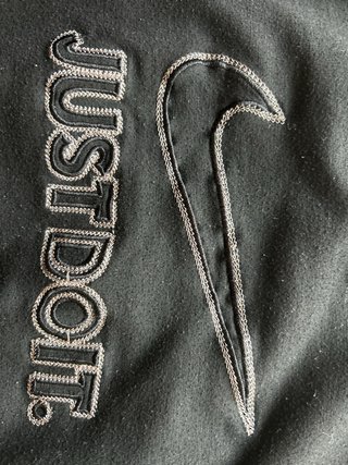 Sudadera Nike Just Do It Negra