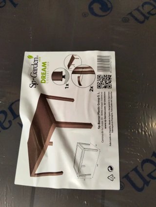 Mesa de jardín de comedor de polipropileno Dream