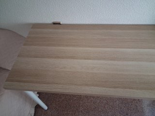 Escritorio Ikea Madera y Metal