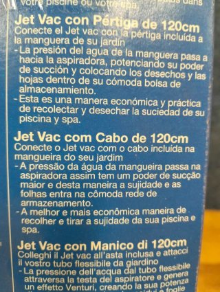 Aspirador Piscina Kokido Jet Vac Mango 120cm