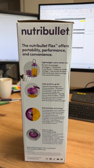 Nutribullet Flex Portátil Nuevo