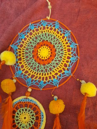 Acchiappasogni decorativo fatto a mano