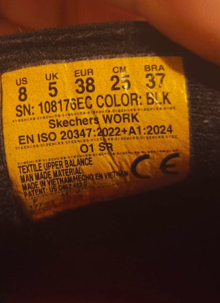 Zapatillas Skechers Negras para Caminar