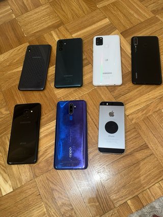 Lote de 7 Smartphone per riparazione o ricambi