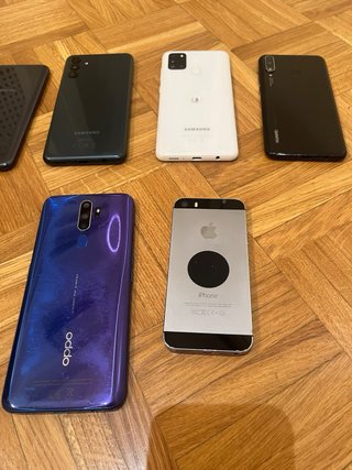 Lote de 7 Smartphone per riparazione o ricambi