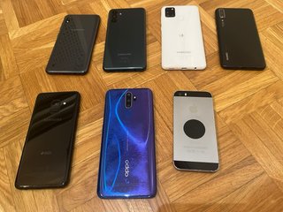 Lote de 7 Smartphone per riparazione o ricambi