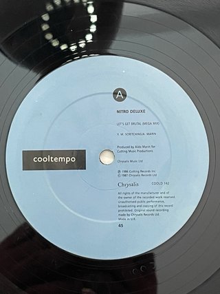 Nitro Deluxe-Let's Get Brutal (Maxi 45Rpm) 1987 UK