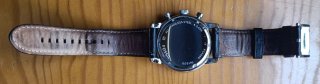 Reloj Fossil Townsman Hombre Negro/Plata
