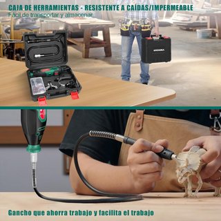 HYCHIKA herramienta rotativa 150W 167 accesorios