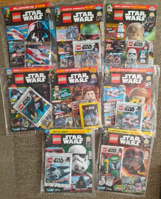 Lote 68 Revistas Lego Star Wars todas las épocas