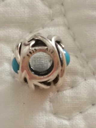 Pandora plata y turquesa