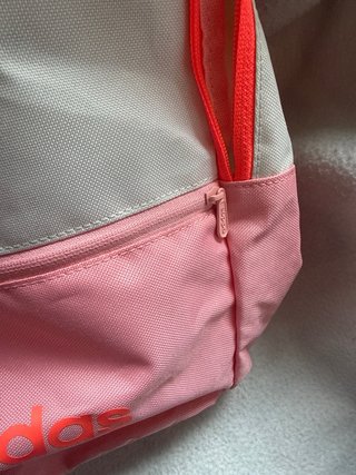 Mochila Adidas Rosa y Blanca