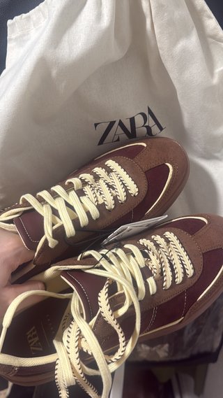 Zapatillas Zara Marrón/Rojo Talla [Talla]