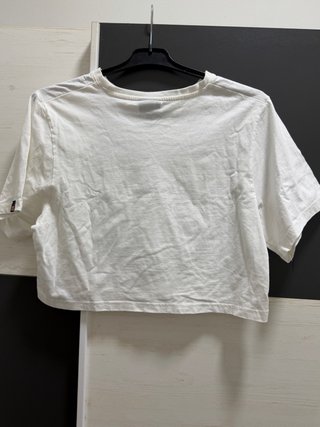 Camiseta Ellesse Blanca Crop Top
