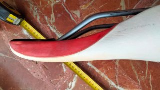 Sillín Fizik Aliante delta mg rail rojo blanco
