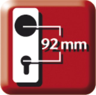 Herraje de seguridad para puertas ABUS HLZS814 ER