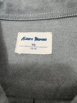 Camisa Alvaro Moreno niño manga larga T13-14