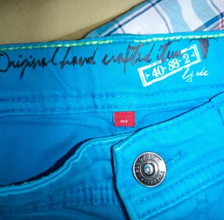 Lote Camisa Cuadros y Pantalón Azul