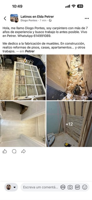 Servicios de Pintura Profesional e Carpintaria