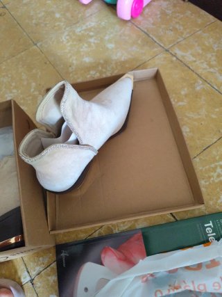 Botines Beige Mujer