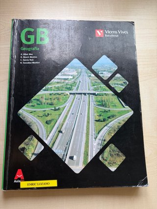 Llibre geografia 2º batxillerat Vicens Vives