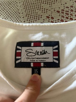 Camiseta SikSilk Blanca Talla XS