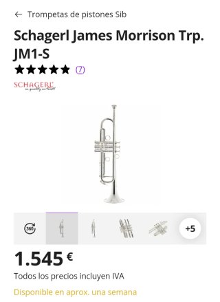 Trompeta  Schagerl James Morrison JM1