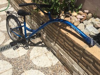 Bicicleta azul Terra Bikes tanden