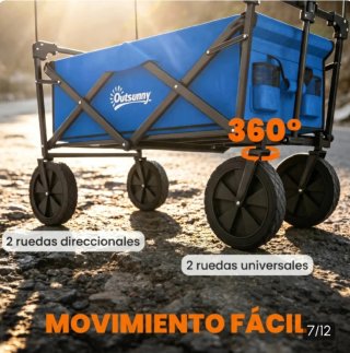 Carro Plegable Con Toldo Desmontable NUEVO