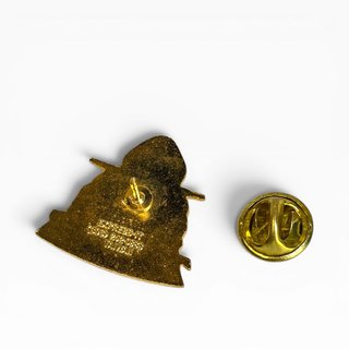 Pin esmaltado de polícia com binóculos