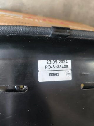 Cubeta Asiento Tela Gopart Negro