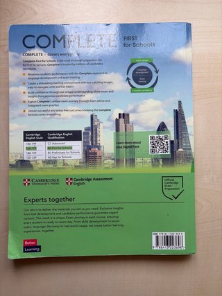 Cambridge B2 complete first for school