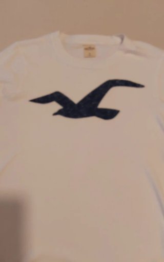 2 Camisetas Hollister Azul y Blanca