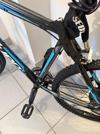 Bicicleta Coluer Acid Negra y Azul