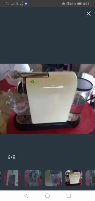 Cafetera Nespresso DeLonghi Citiz Crema