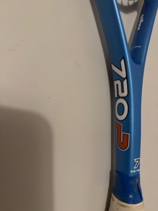 Racchetta da tennis blu