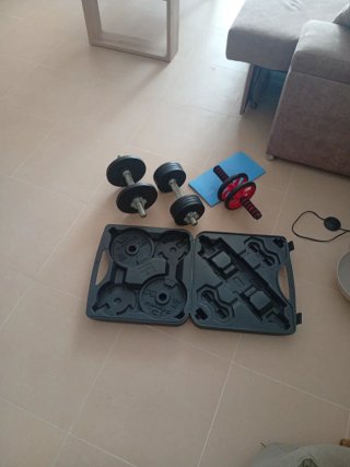 Pesas y accesorios fitness