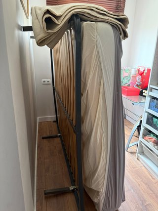 Canape cama 135 cm con 4 patas