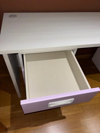 Conjunto escritorio juvenil lila y blanco