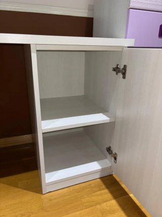 Conjunto escritorio juvenil lila y blanco