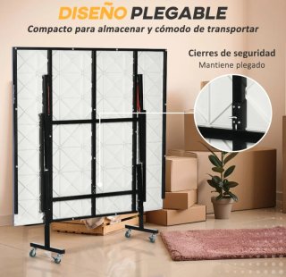 Mesa Ping Pong Plegable con Ruedas