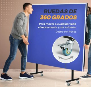 Mesa Ping Pong Plegable con Ruedas