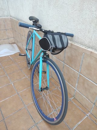 Bicicleta Fixie Azul Lista para Usar