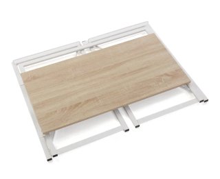 Mesa escritorio plegable Versa madera y metal