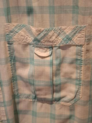 Camicia Valentino Uomo XL Cotone Panna/Verde