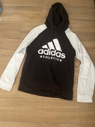 Sudadera Adidas Retro Negra y Blanca