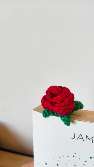 Marcapáginas "Rosa Eterna"