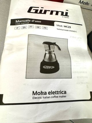 Cafetera Eléctrica Girmi MC23 Moka