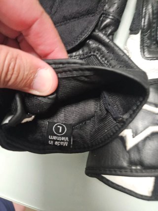 Guantes Alpinestars SP8 Negro/Blanco talla L